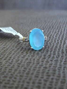 Shivam Aqua🩵 Chalcedony Ring💍 - NWT